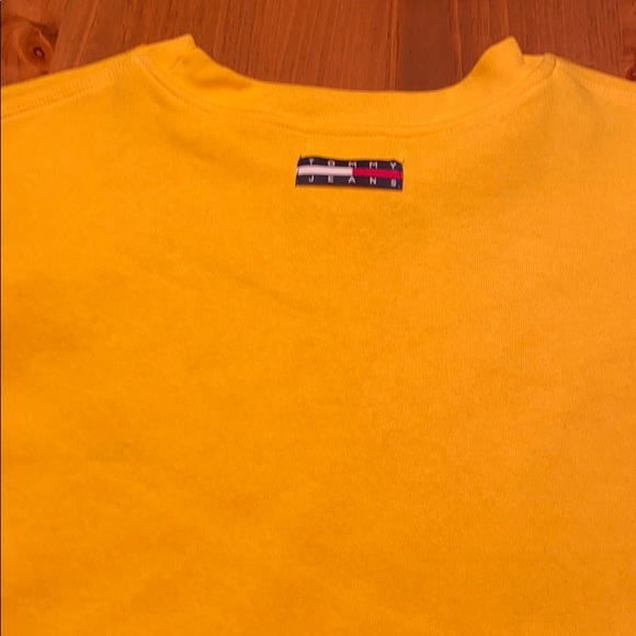 Tommy Hilfiger Jeans Yellow Crew Sweatshirt - Picture 5 of 5